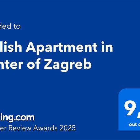 Stylish Apartment In Center Of Загреб Экстерьер фото